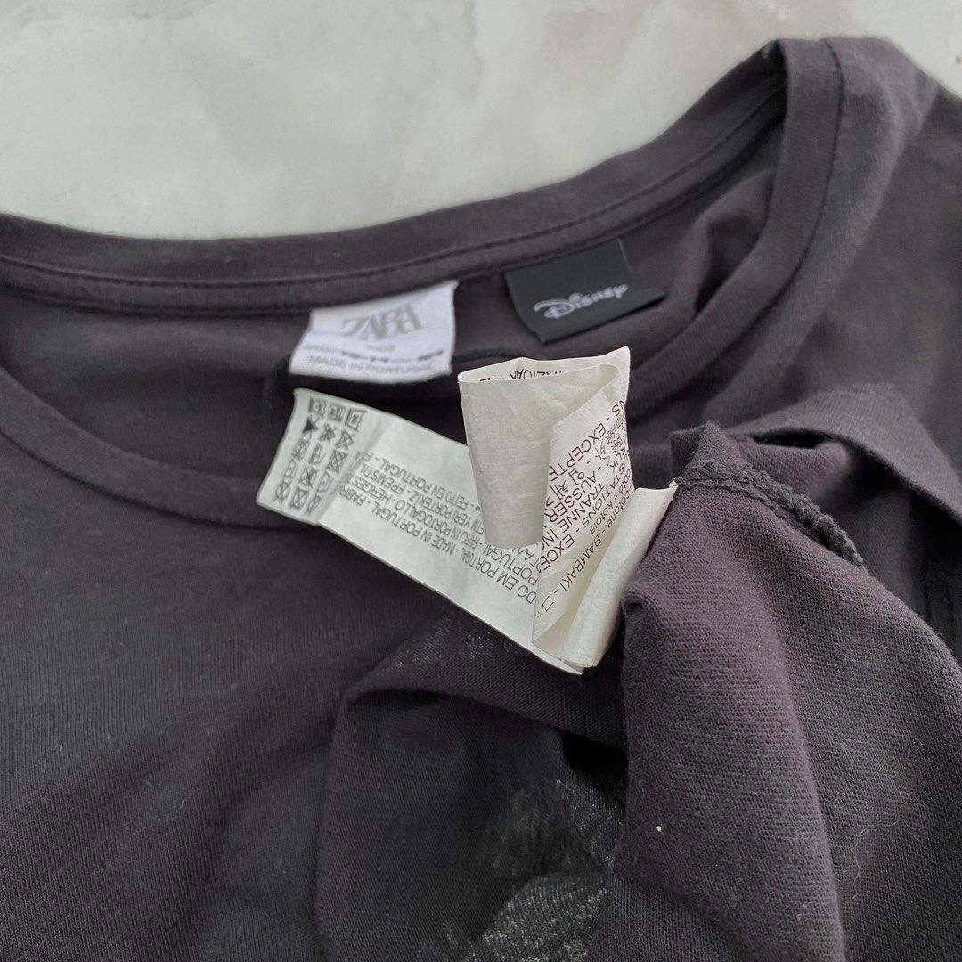 Disney x Zara Long Sleeve Tee, Fesyen Wanita, Pakaian Wanita, Atasan di Carousell