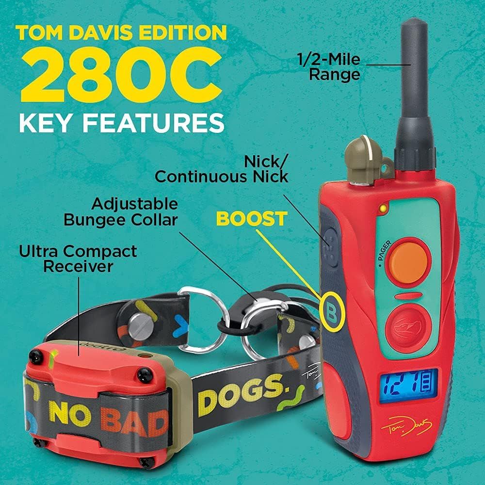 Dogtra E Collar Tom Davis 280C Dog Training Collar with Remote