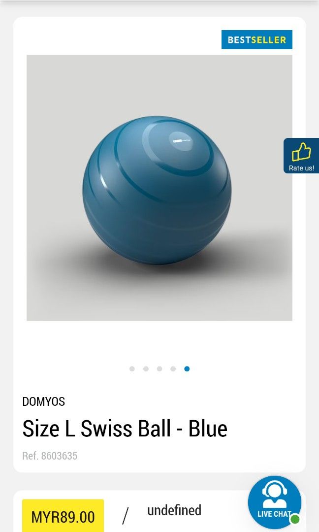 Domyos ball discount