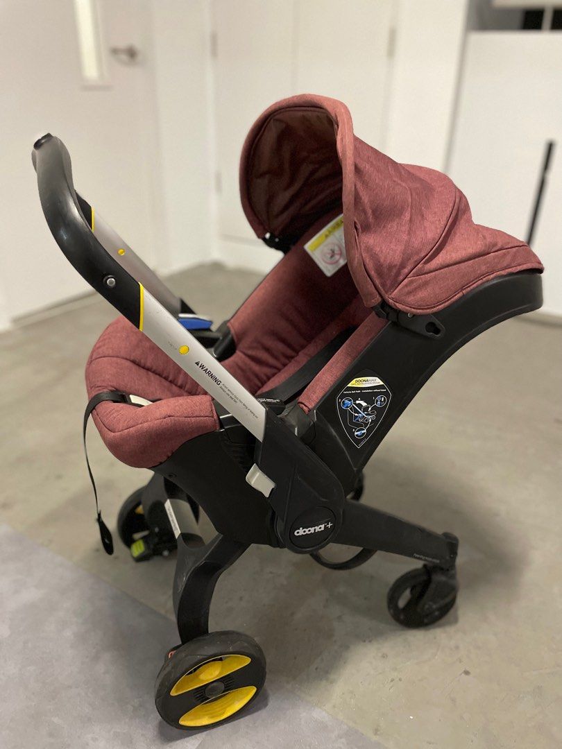 Burgundy doona shop stroller
