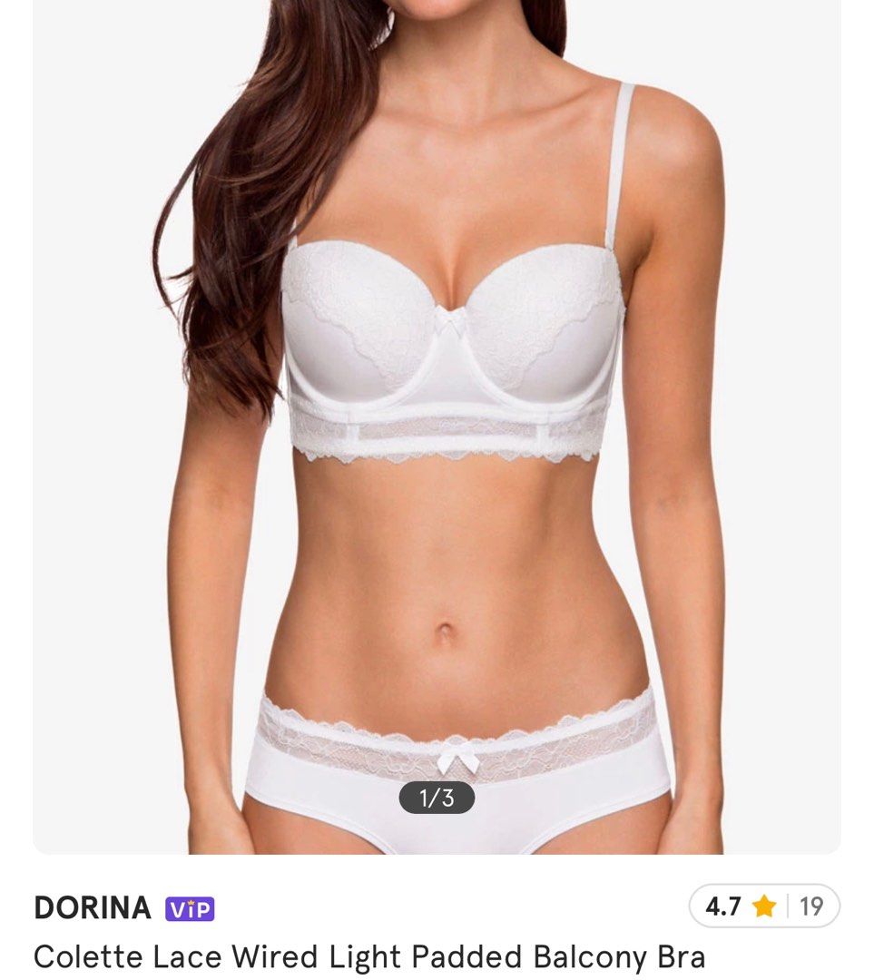 Dorina lightly padded bra (removable straps), Women's Fashion, New