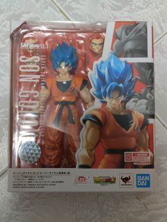 Gogeta Super Saiyan God Blue Hair S.H.Figuarts Dragon Ball z DBZ Bandai  SALE