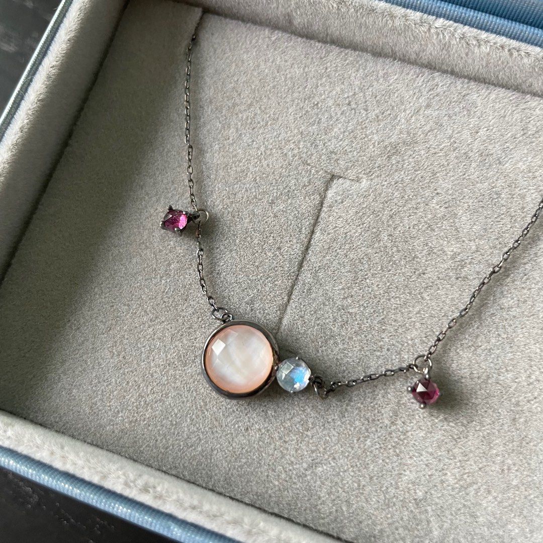 Purple gem cheap necklace