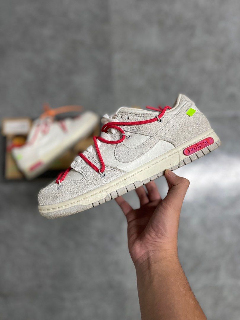 27.5 off white Nike dunk low