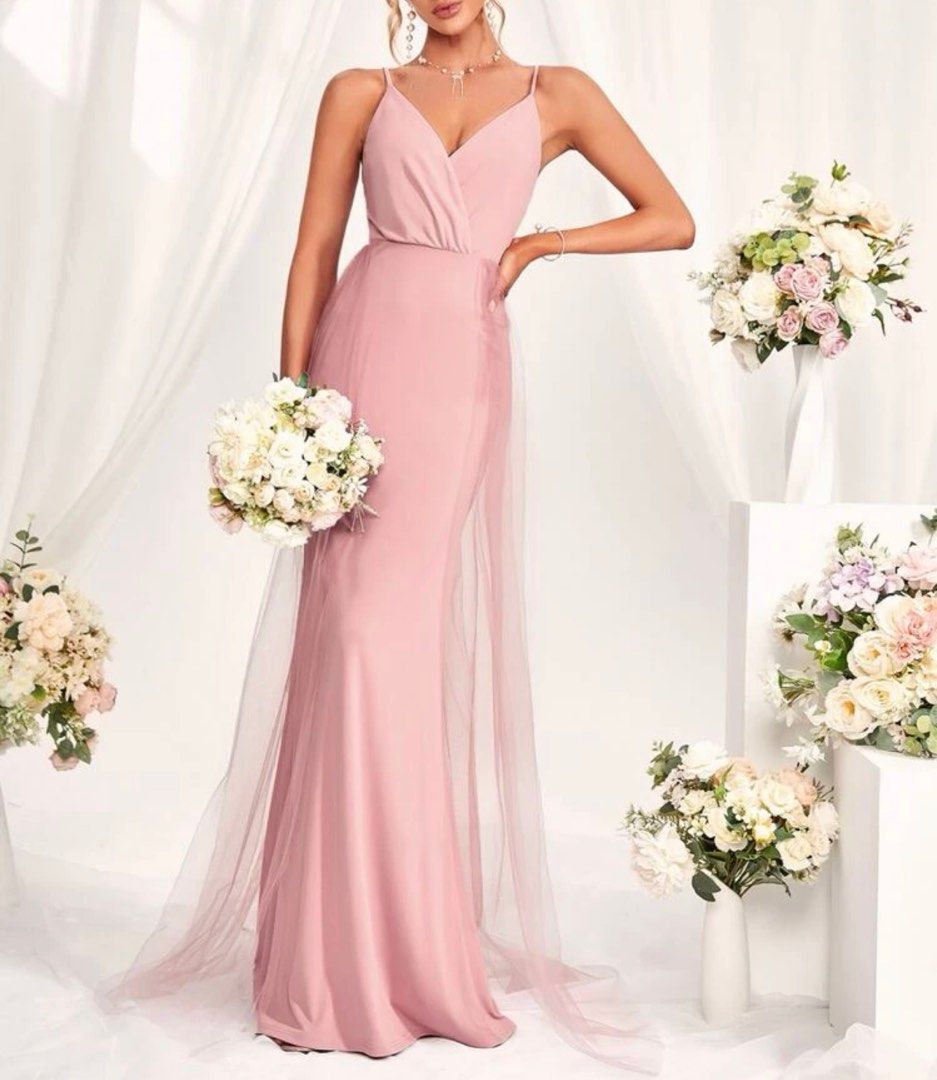 Dusty pink clearance mermaid dress