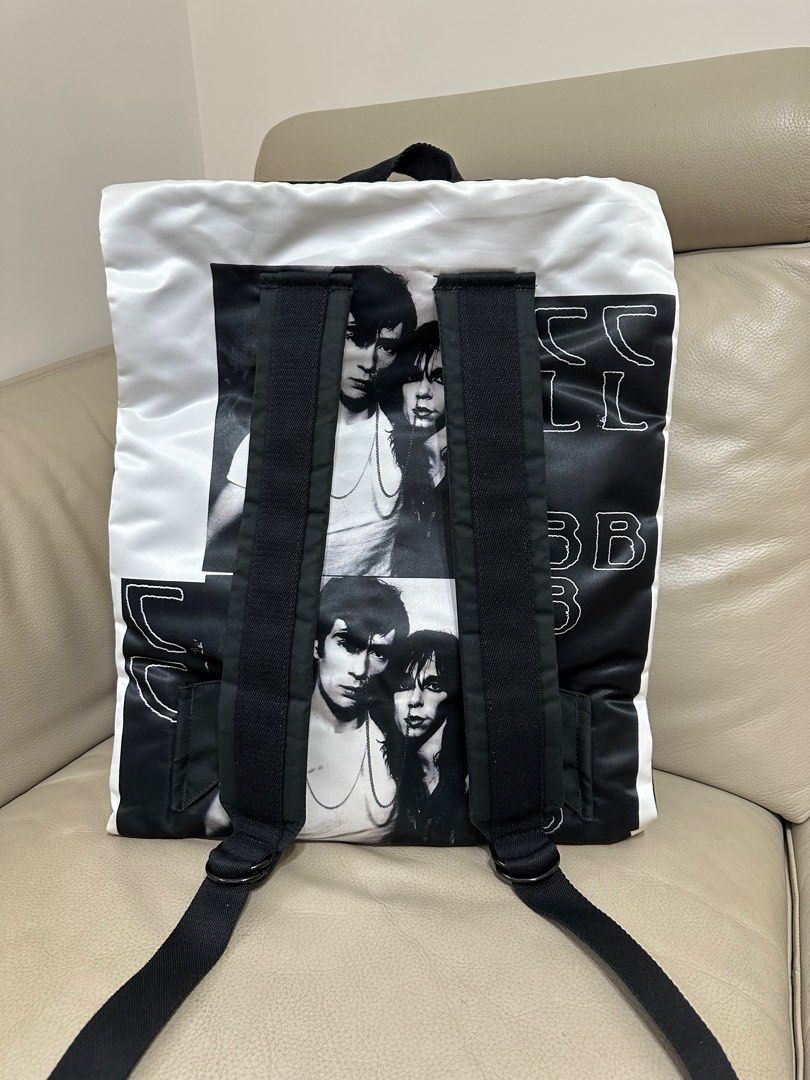 Eastpak X Raf Simons Couple Poster Padded Backpack In Black