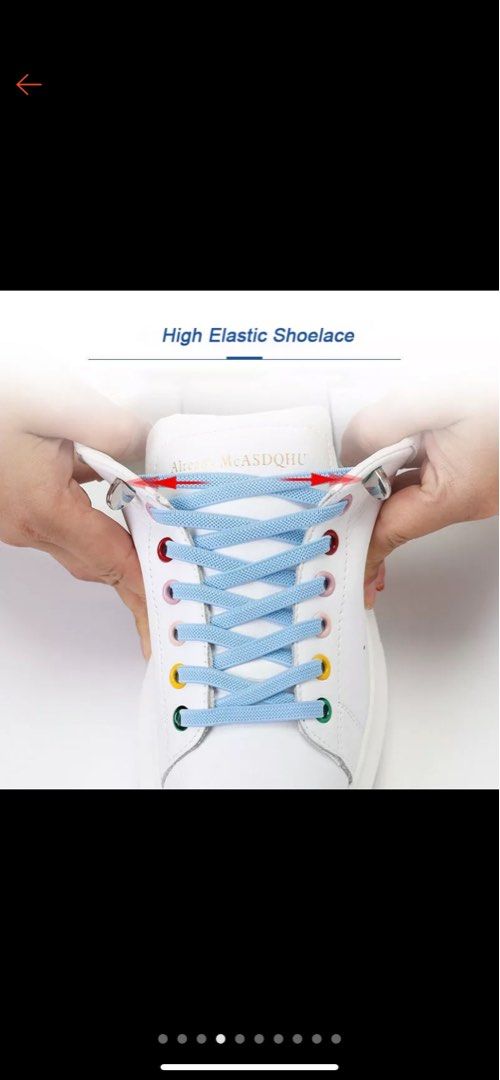 Elastic band cheap shoe laces
