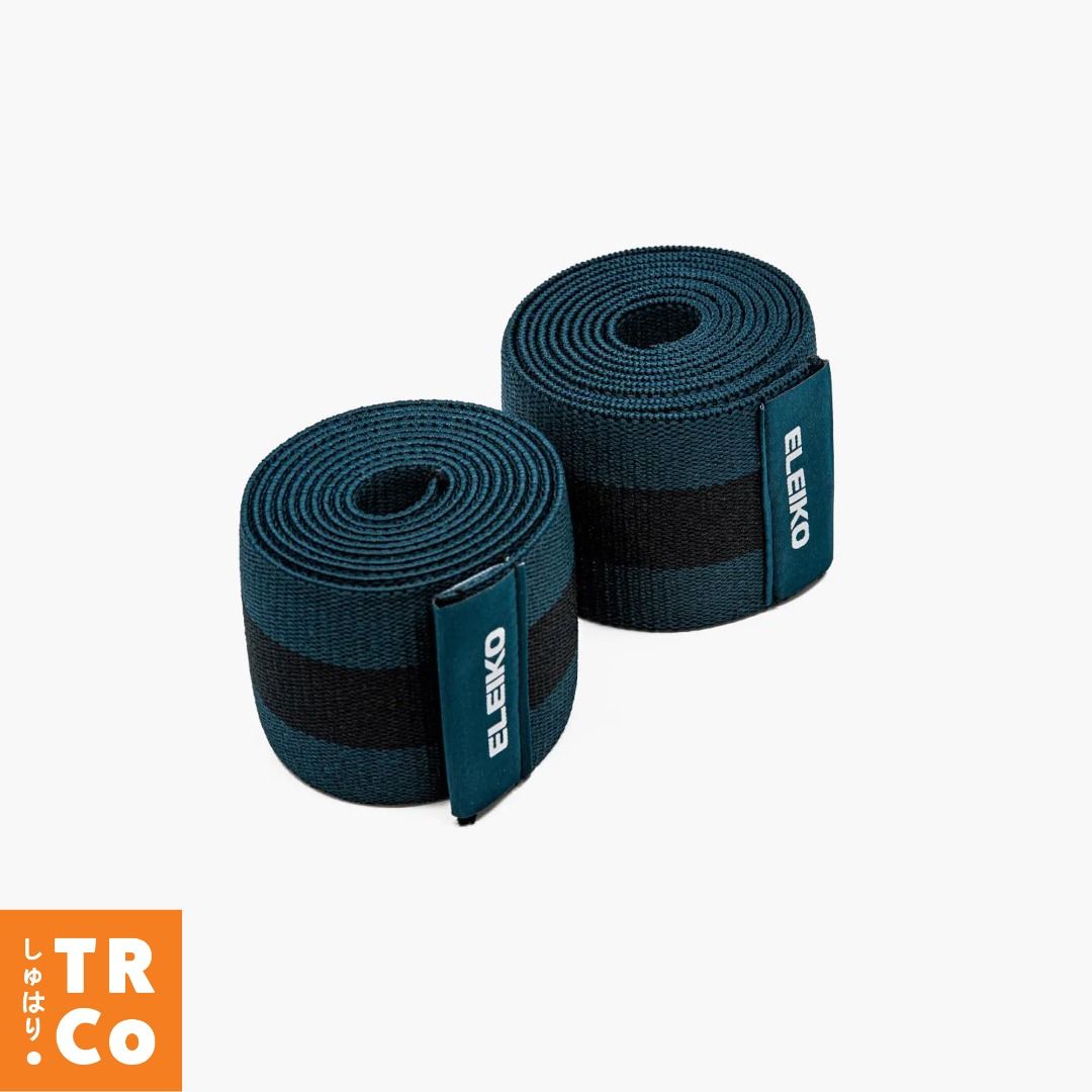 Eleiko Knee Wrap. Durable Black Elastic Knee Wraps for Optimal Lifting Support. (Category: Other Sports Equipment and Supplies) located in San Juan City. Submitted by therackdotcoph (Listing ID 1143911220, Image 2). Description: OPTIMAL KNEE SUPPORT & TENSION FOR LIFTING The Eleiko Knee Wrap, made of durable black elastic, provides firm and tight support to the knees for all sorts of lifting exercises. By constricting the joint, these wraps give 