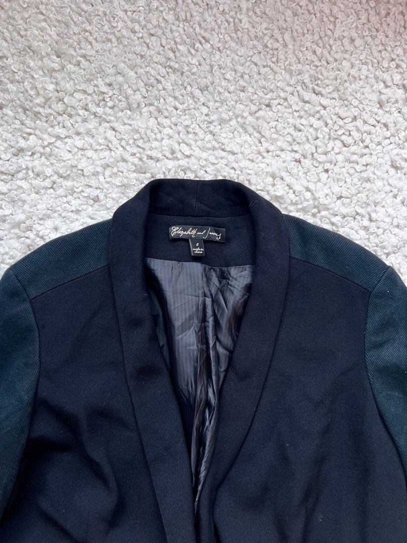 Elizabeth and james black blazer sale