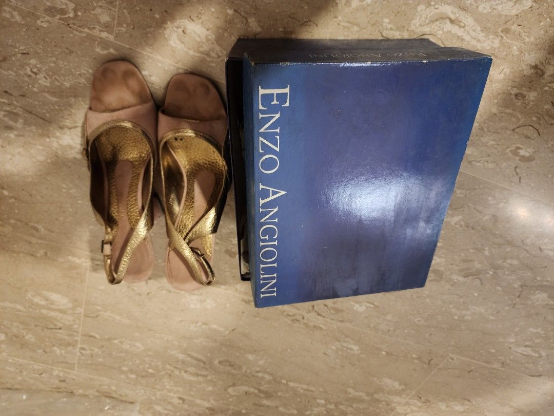 Enzo angiopini size us 7.5 pink 3 inch heels Women s Fashion Footwear Heels on Carousell
