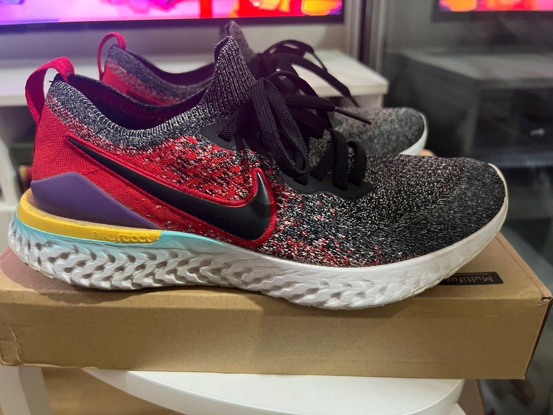 Nike epic react clearance flyknit 2 multicolor