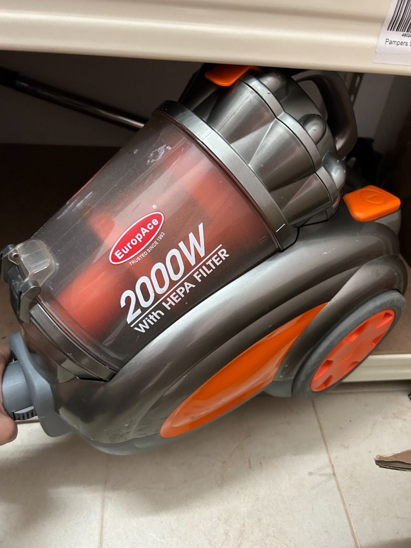 Europace 2000W w HEPA Filter, TV & Home Appliances, Vacuum Cleaner