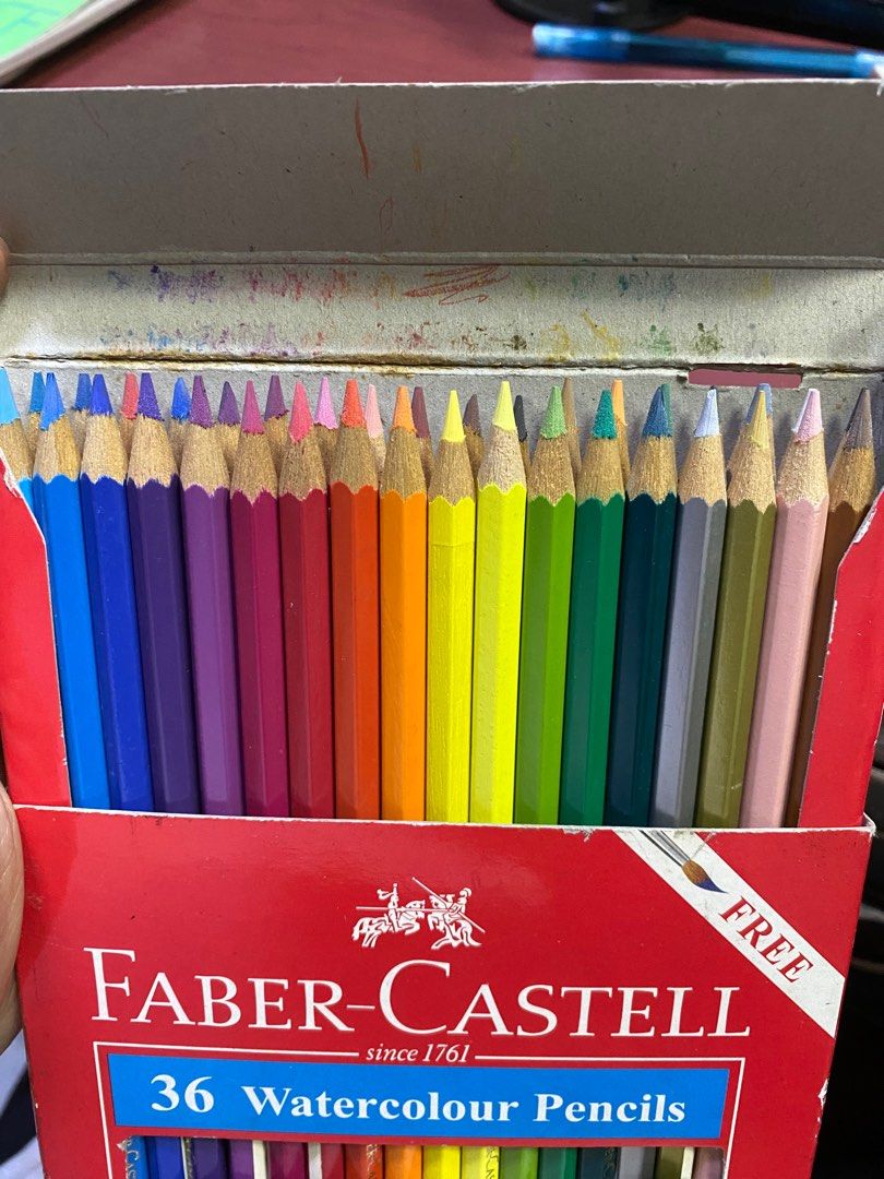 Faber - Castell Watercolour Pencils (Category: Stationery & School Supplies) located in Del Monte. Submitted by jojedi (Listing ID 1249276394, Image 3). Description: Bought for 479.75 pesos Slightly nego.
