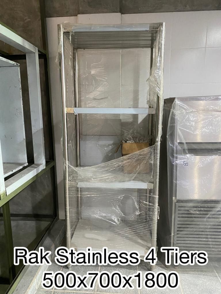 FAST SALE OWNER GAK JADI BUKA CAFE - Rak Stainless Steel 4 Tier (uk ada ...