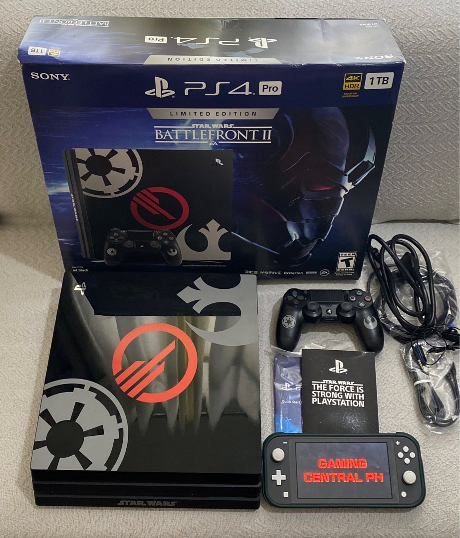 Firmware 5.55 Limited Edition PS4 Pro 1tb Star Wars Battle Front 2