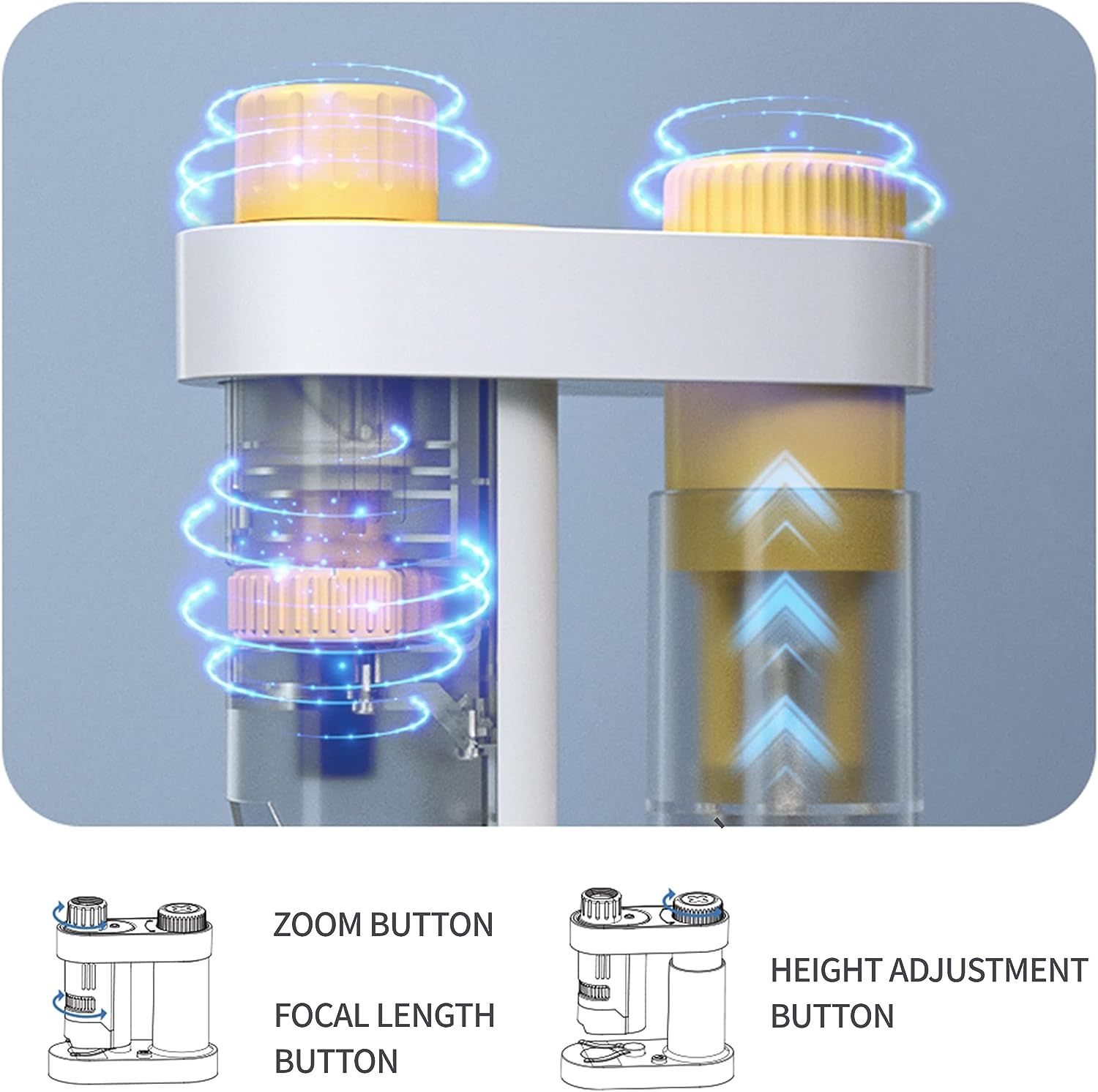Fistech Detachable Microscope for Kids, Preschool Education STEM ...