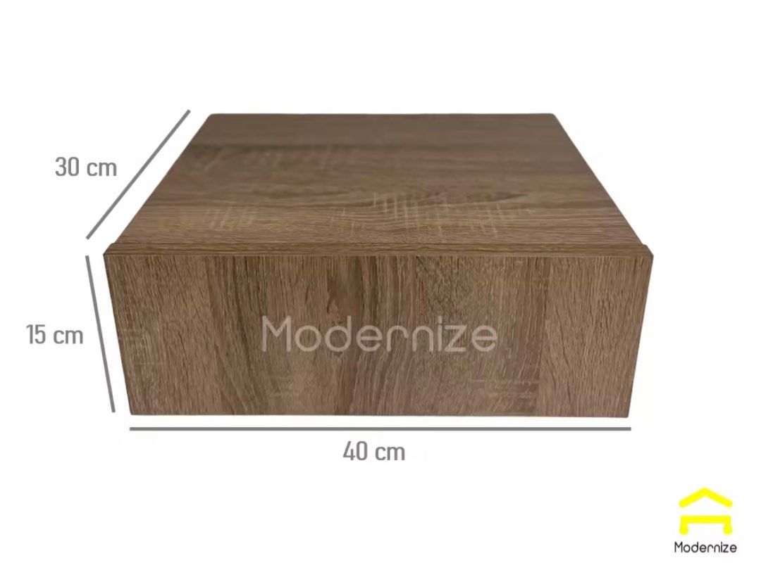 Floating bedside table, Furniture & Home Living, Furniture, Shelves