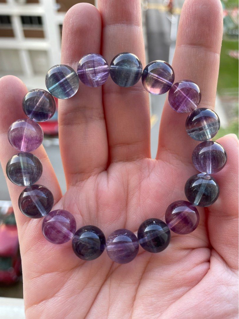 Fluorite crystal bracelet sales