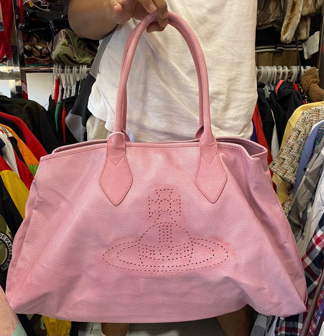 Vivienne westwood sales pink clutch bag