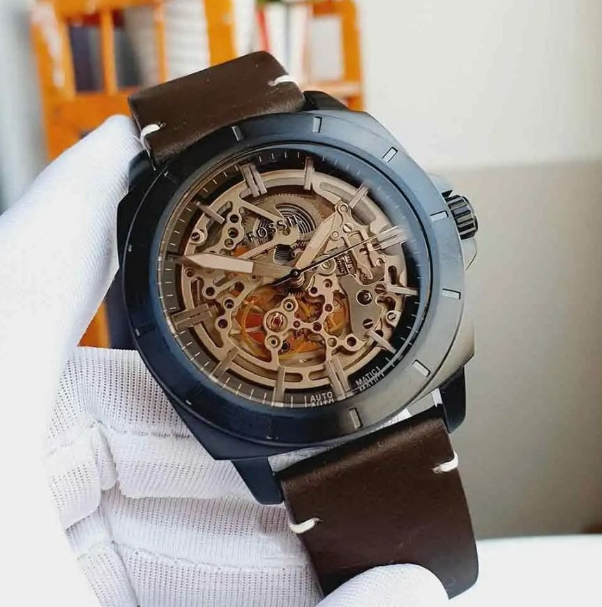Mens fossil online dress watches