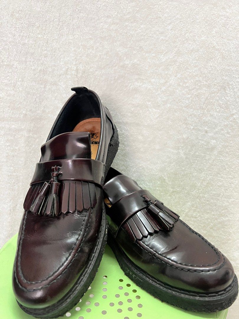Fred perry x george clearance cox leather tassel loafer