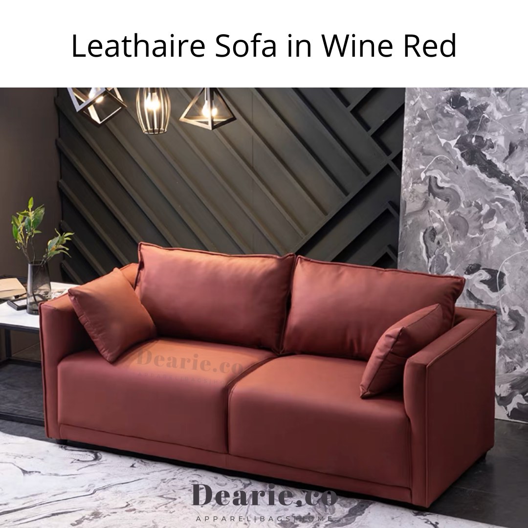 (Free delivery) brand new sofa leathaire easy clean fuss free