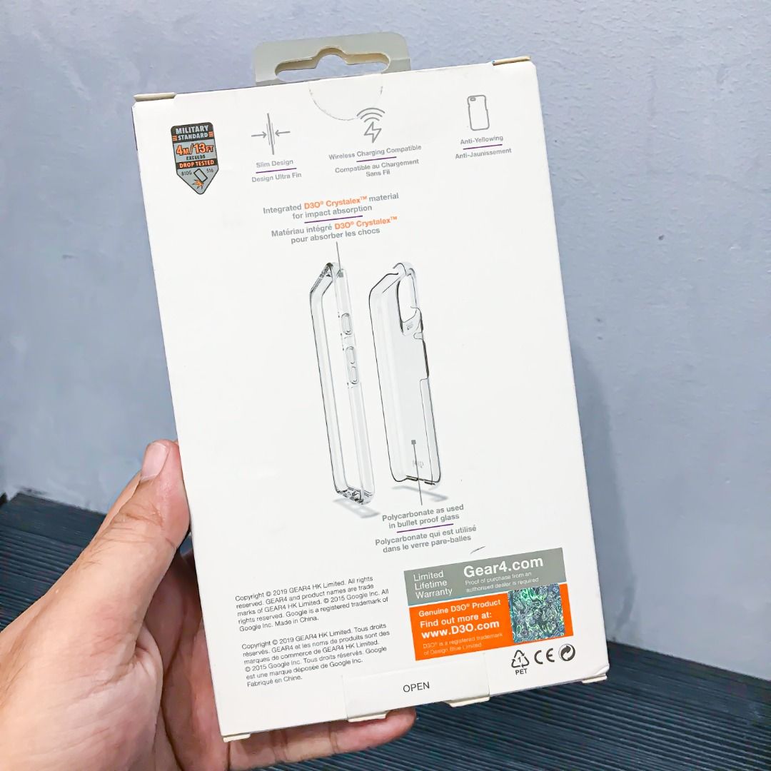 Gear 4 Crystal Palace Clear for Google Pixel 4 Phone Case (Category: Cases & Sleeves) located in Cavite. Submitted by thebeautifulsummer (Listing ID 1249376735, Image 3). Description: Gear 4 Crystal Palace Clear for Google Pixel 4.