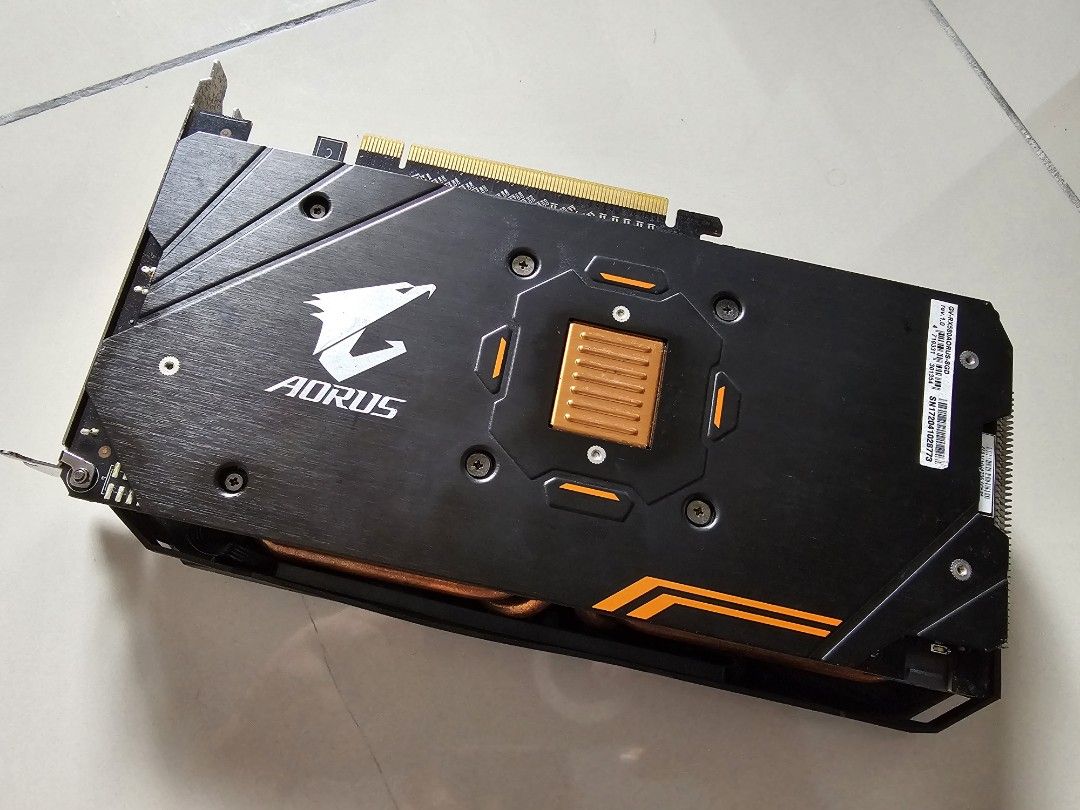 GIGABYTE AORUS RX580 8G Graphic Card Computers Tech Parts