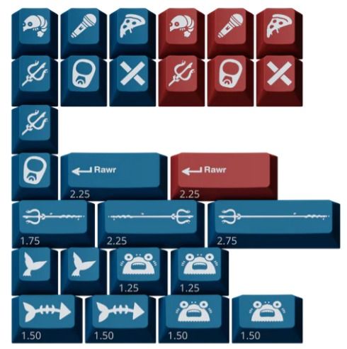 gmk darling hiragana / Novelties 未使用 GMK a Hiragana Base