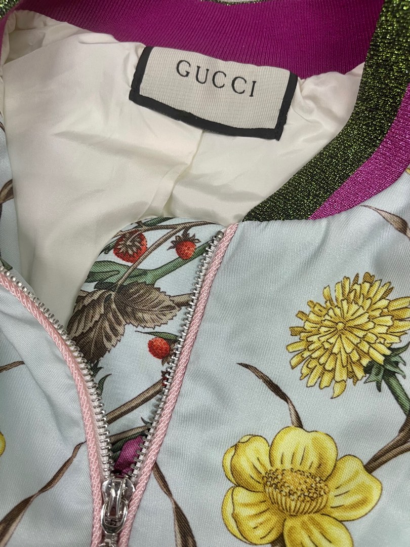 gucci floral jacket womens