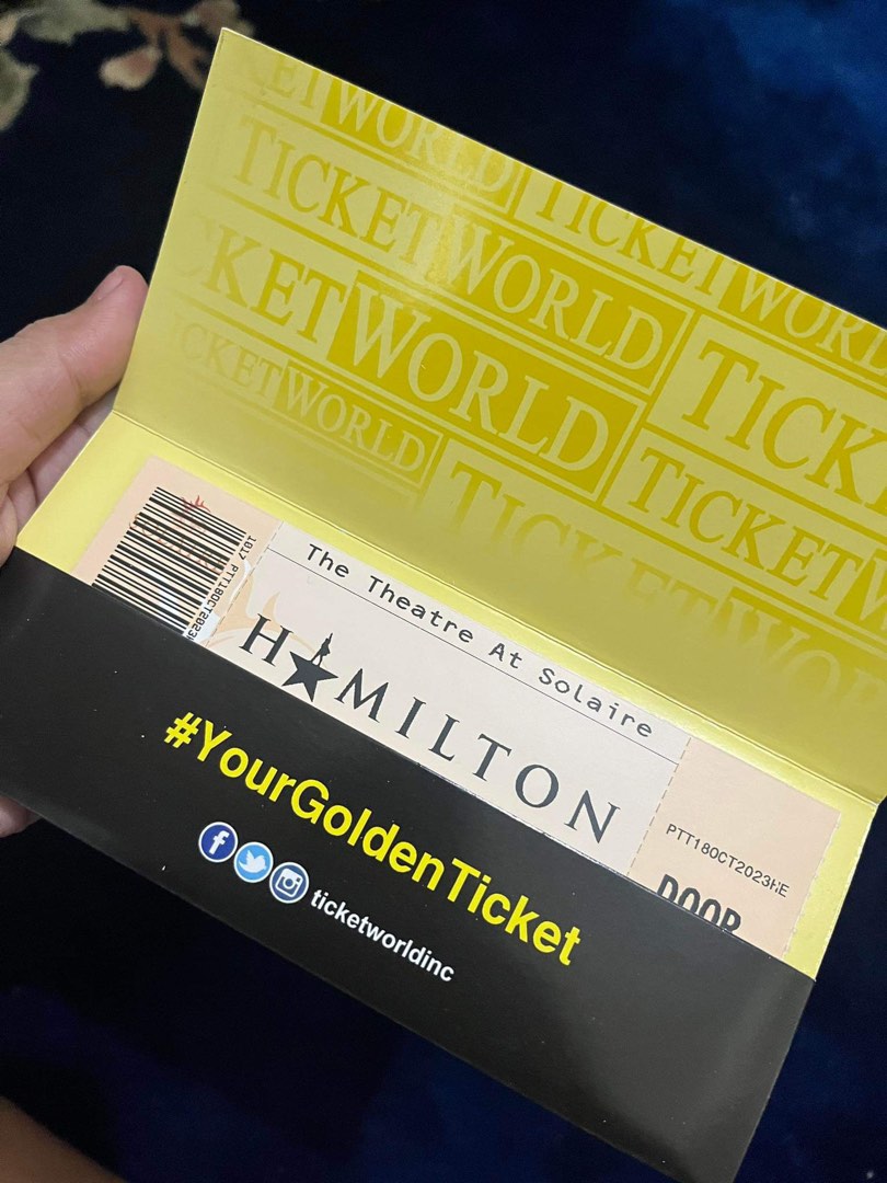HAMILTON, Tickets & Vouchers, Event Tickets on Carousell