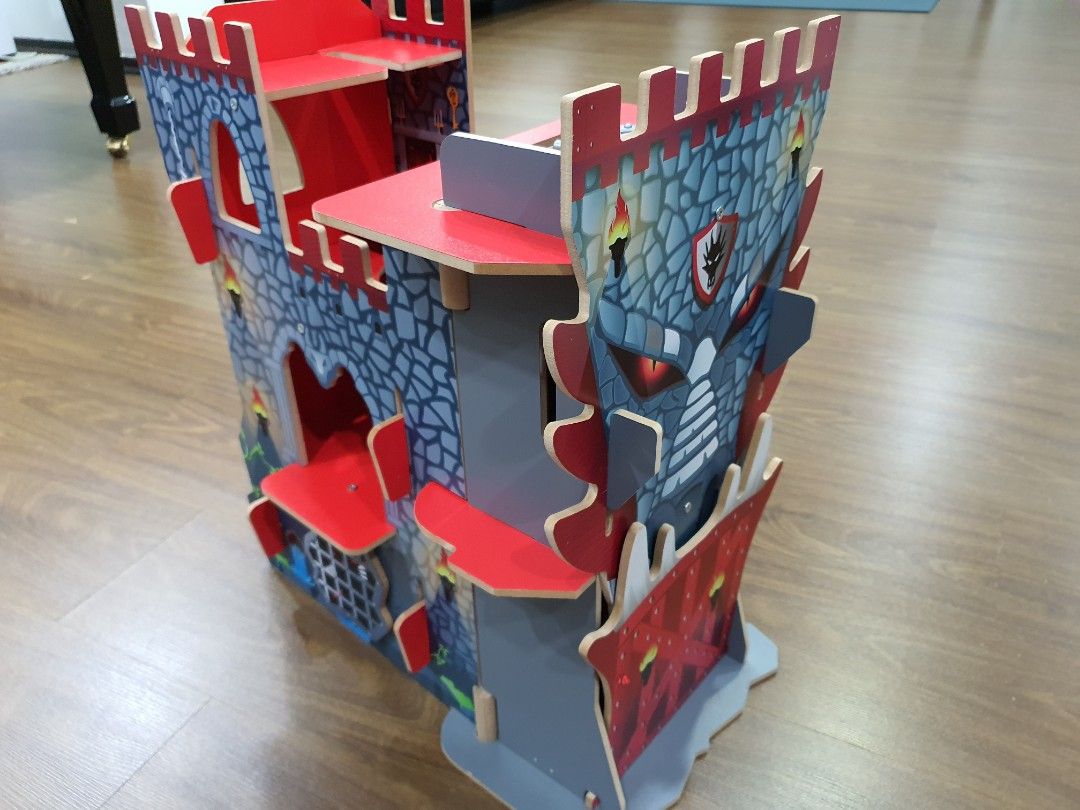 Hape Vikings Castle Dollhouse Playset Kids Toy Hobbies Toys