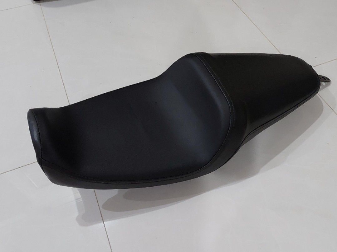 Harley Davidson Sportster Roadster stock dual sport seat reupholstered, Motorcycles, Motorcycle