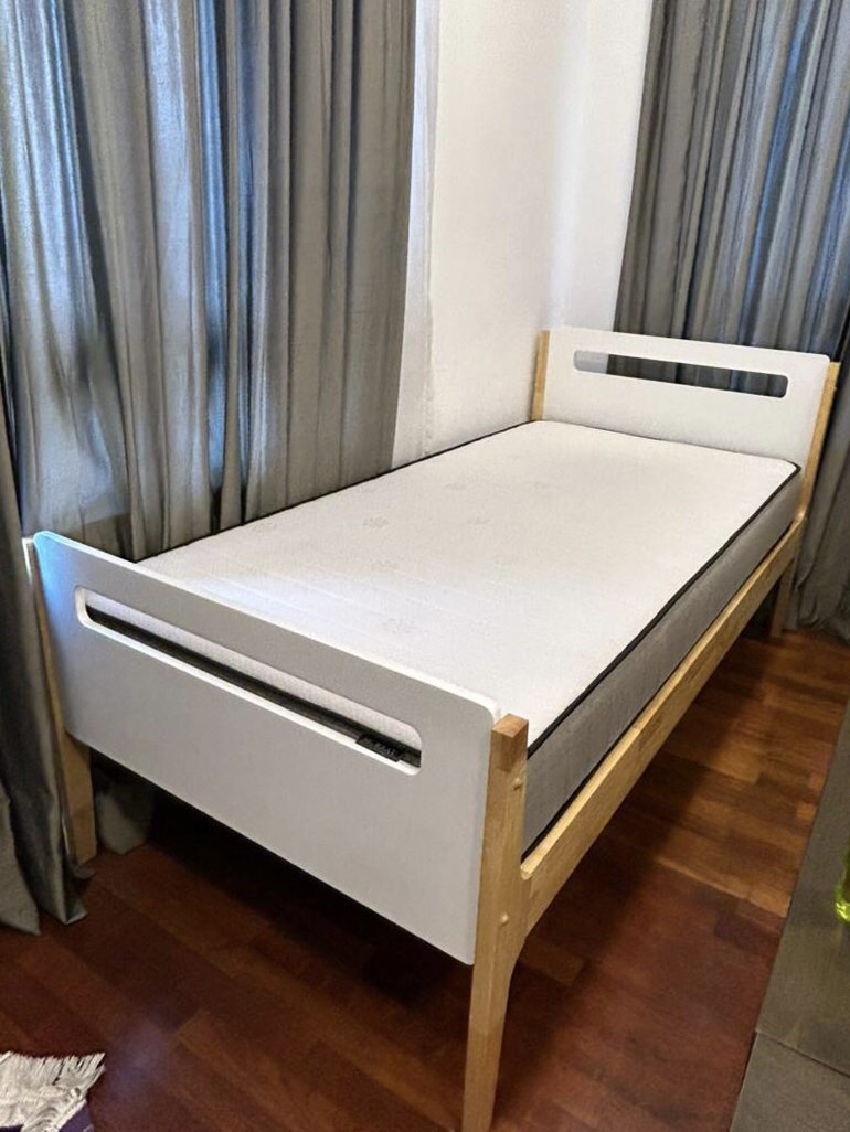 Harvey Norman kids bed with mattress, Furniture & Home Living