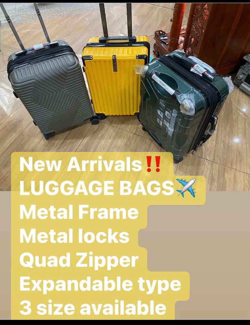 High quality luggage bag travel suitcase ABS expandable on Carousell