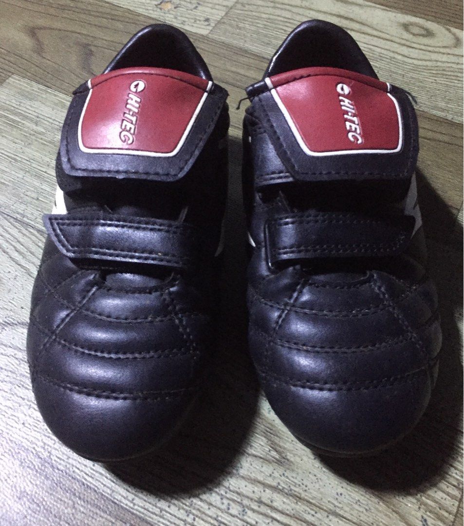 HI TEC BOYS FOOTBALL BOOTS LEAGUE PRO MOULDED EZ JR. Size J13 1 to 5 years Old