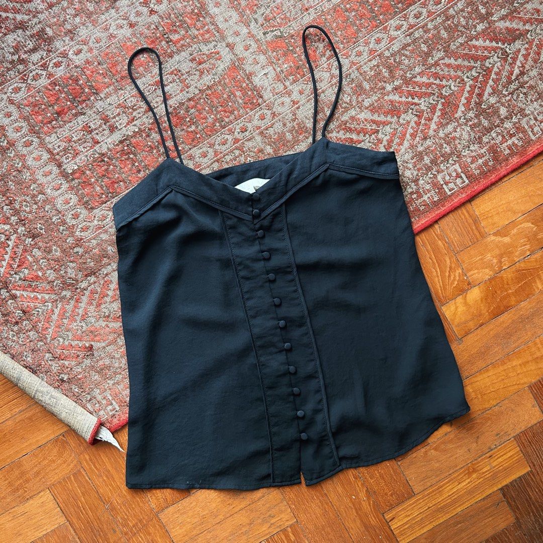 H&m black cami top