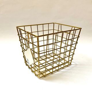 H&M Gold Metal Basket