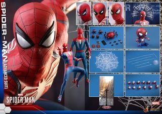 Pré-venda Hot Toys Marvel's Spider-Man 2 VGM56 Spider-Man (Black