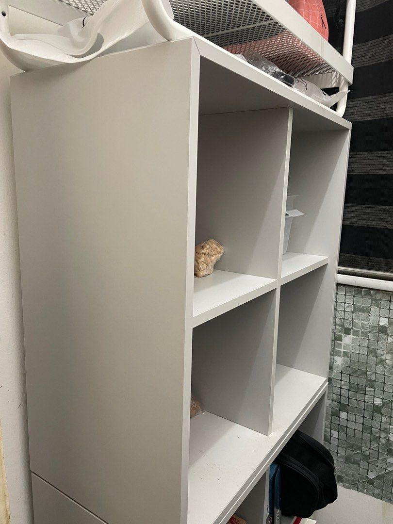 IKEA Eket with 4 compartment, light grey, Furniture & Home