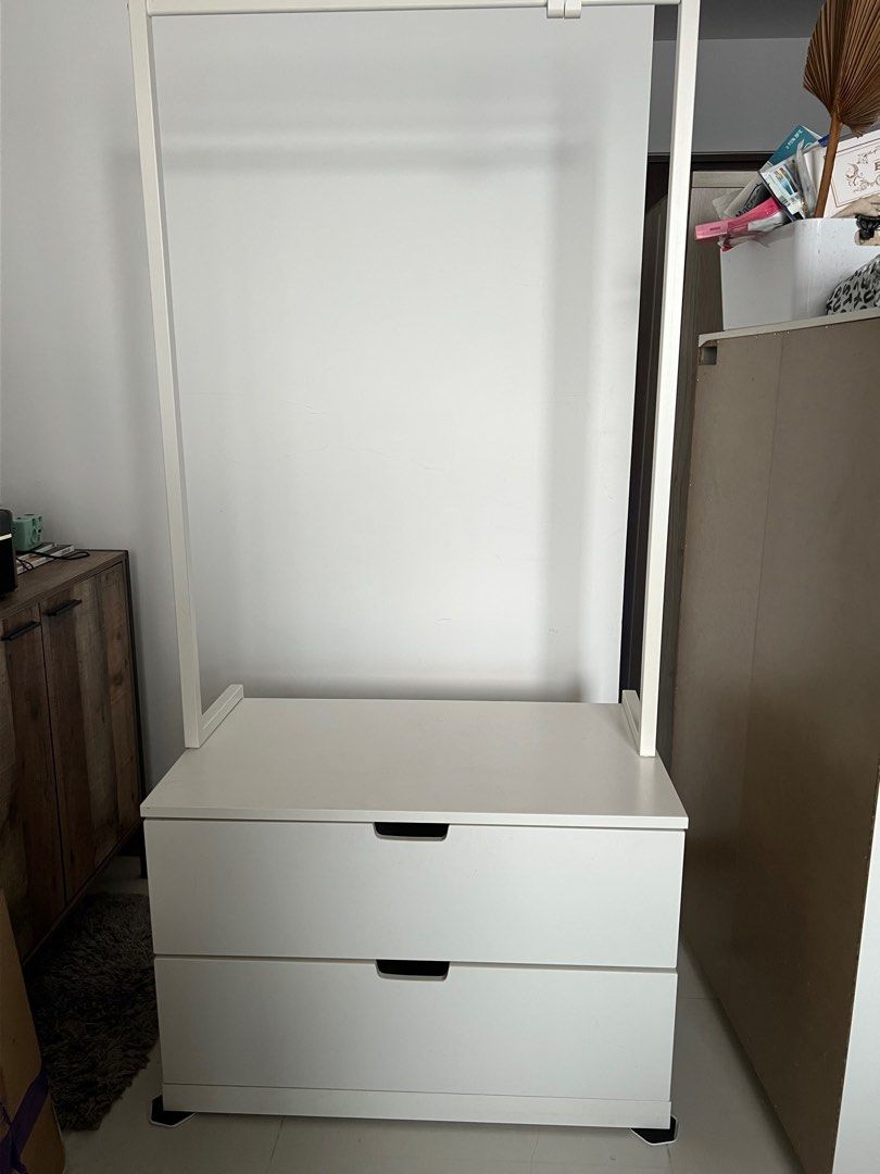 IKEA temporary wardrobe, Furniture & Home Living, Furniture, Shelves