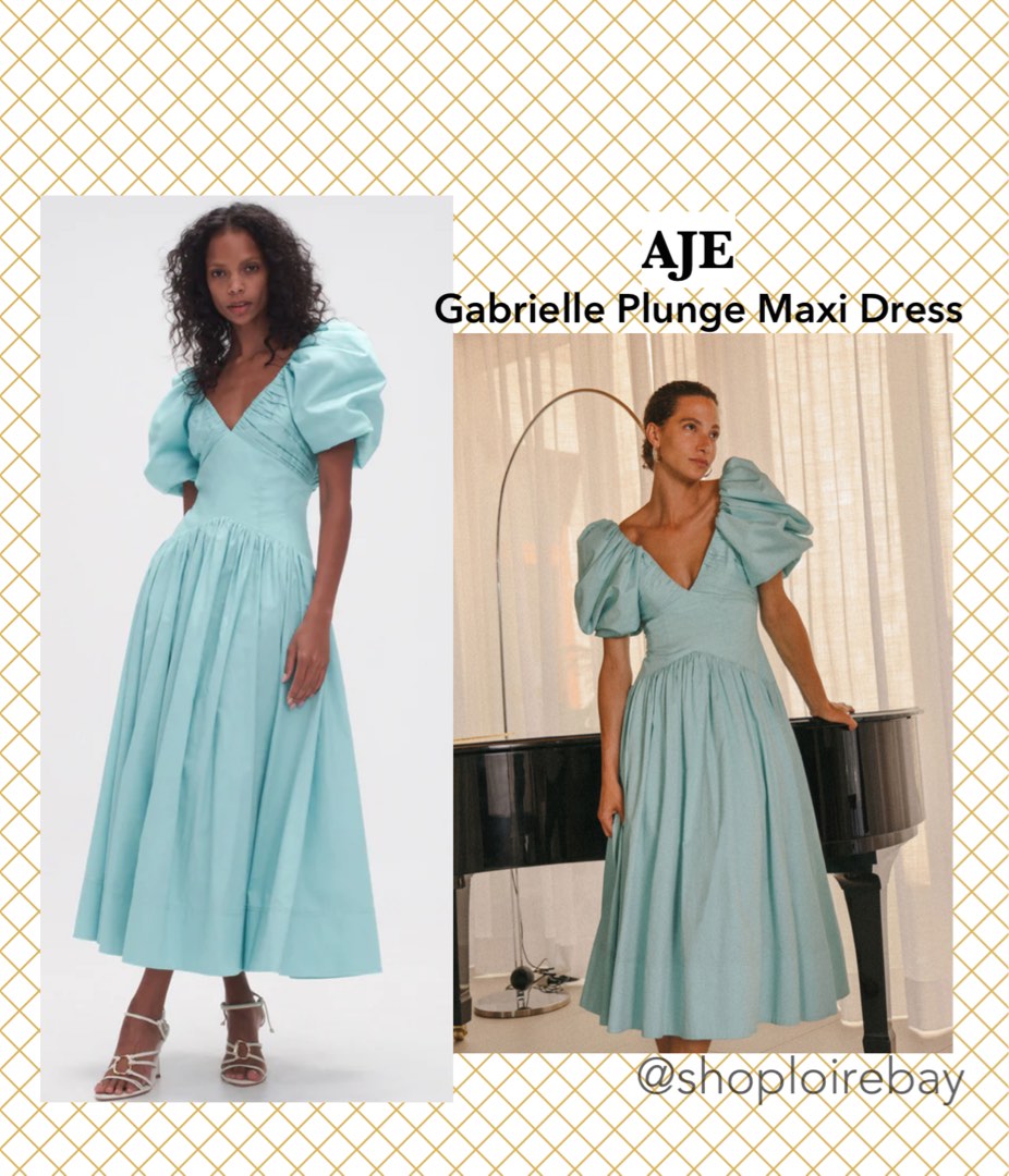 Gabrielle Plunge Midi Dress