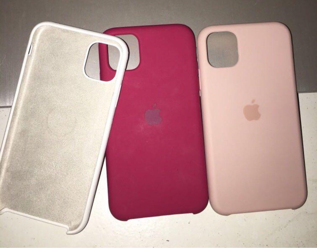 Iphone 11 silicone case (Category: Cases & Sleeves) located in Mangatarem. Submitted by prelovedbymisty (Listing ID 1249385121, Image 2). Description: Fuchsia pink available .
