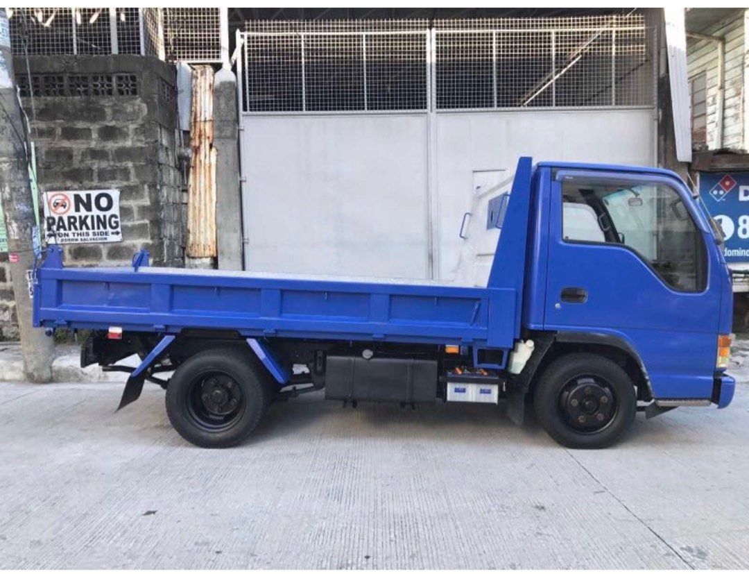 2022 Isuzu 4HF1 Manual Engine NKR ELF Mini Dump Trucks , Cargo Dropside ...