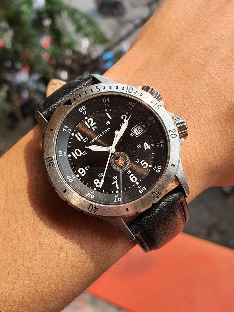 JAM TANGAN PRIA HAMILTON KHAKI LIMITED EDITION SAF ORIGINAL