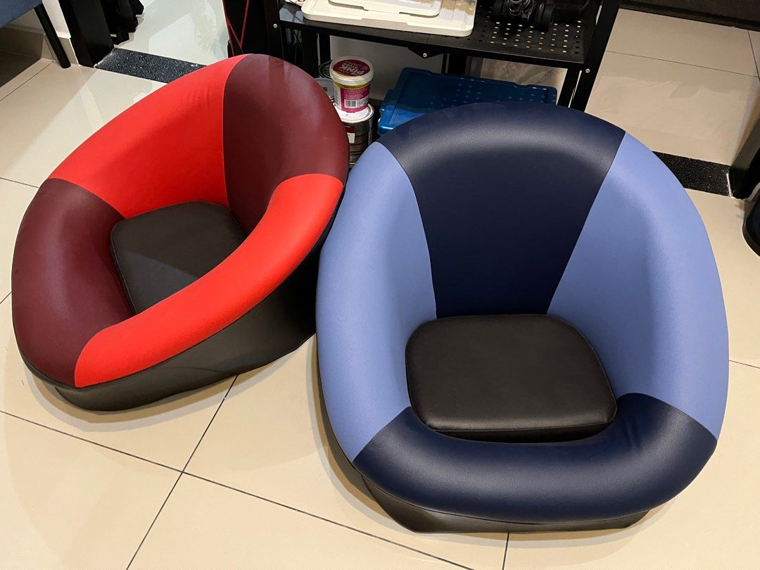 Japanese PVC Single Sofa Chair Furniture Home Living Furniture