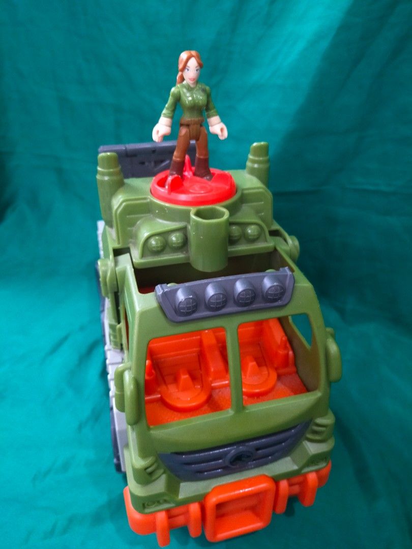 Jurassic park big truck imaginext Hobbies Toys Toys Games on Carousell
