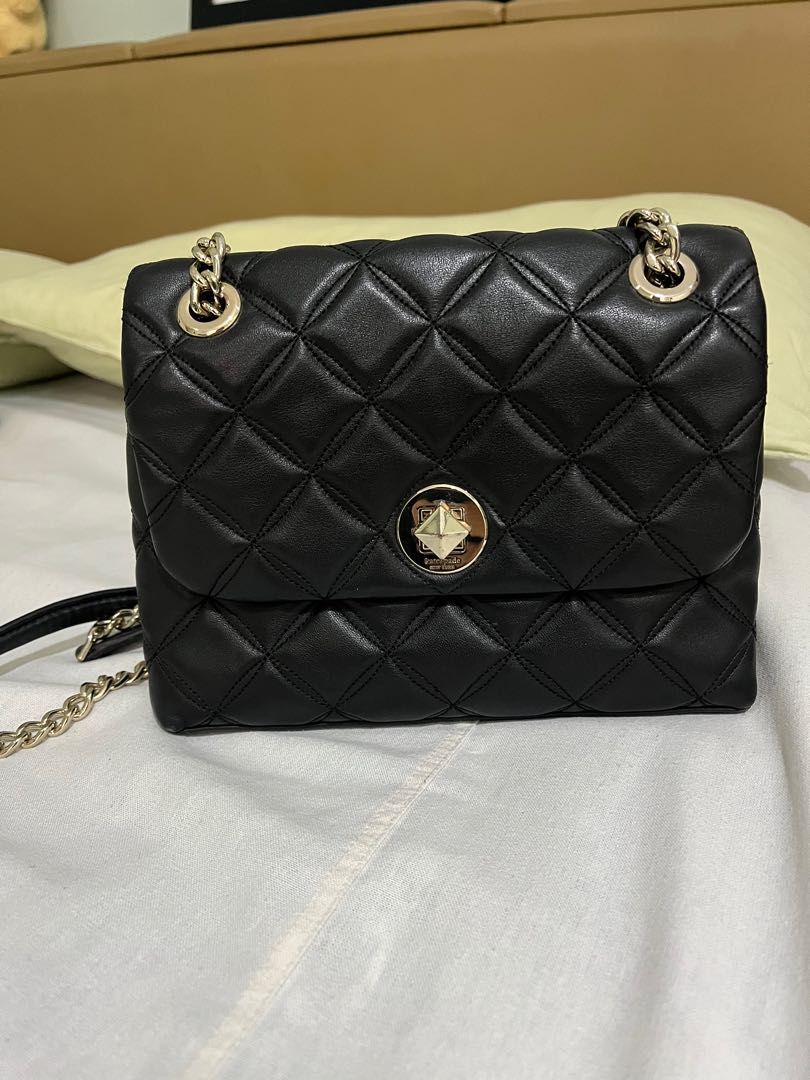 Kate Spade Quilted Chain Bag (Category: Luxury Bags & Wallets) located in Mandaue City. Submitted by nanuique (Listing ID 1249359544, Image 1). Description: .