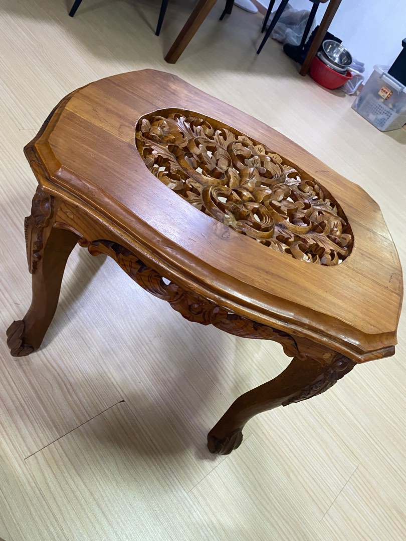 Kayu Jati Furniture Home Living Furniture Tables Sets On Carousell