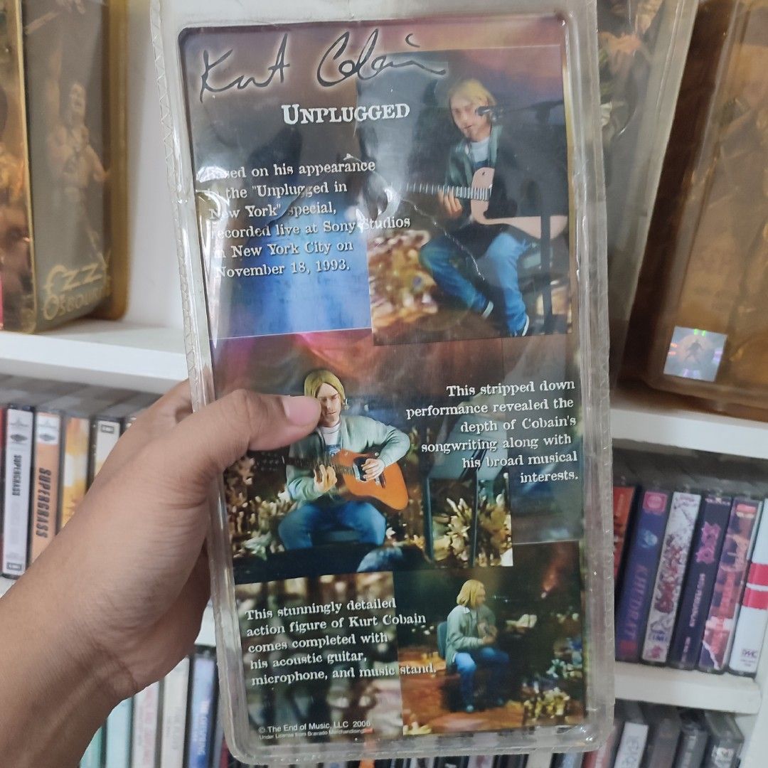 Kurt Cobain Neca Unplugged Action Figure, Hobbies & Toys, Toys & Games